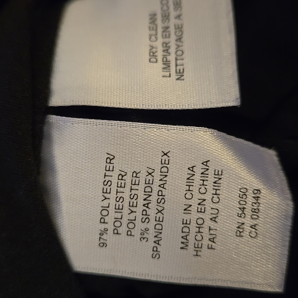 Evan-Picone Black White Mini Dress Portrait Collar Fitted Fully Lined SZ 8 EUC - Picture 5 of 5